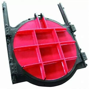 明(ming)杆式鑄鐵鑲銅(tong)圓閘門